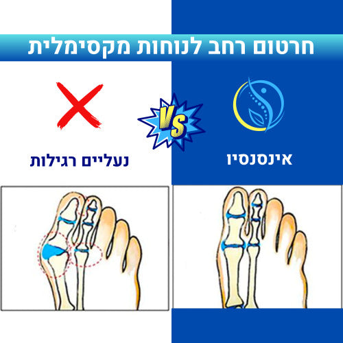 אינסנסיו נעליים טקטיות להליכה ממושכת ללא כאב (מומלץ לחייל קרבי)
