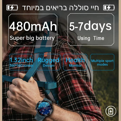 incWATCH - שעון צבאי חכם לפעילות ספורטיבית בשטח